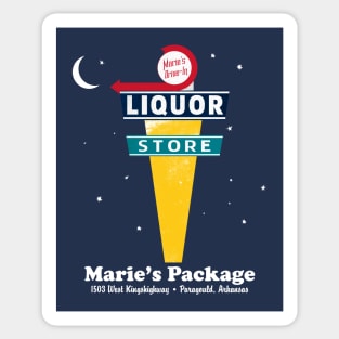 Marie's Package - Liquor Store Sticker